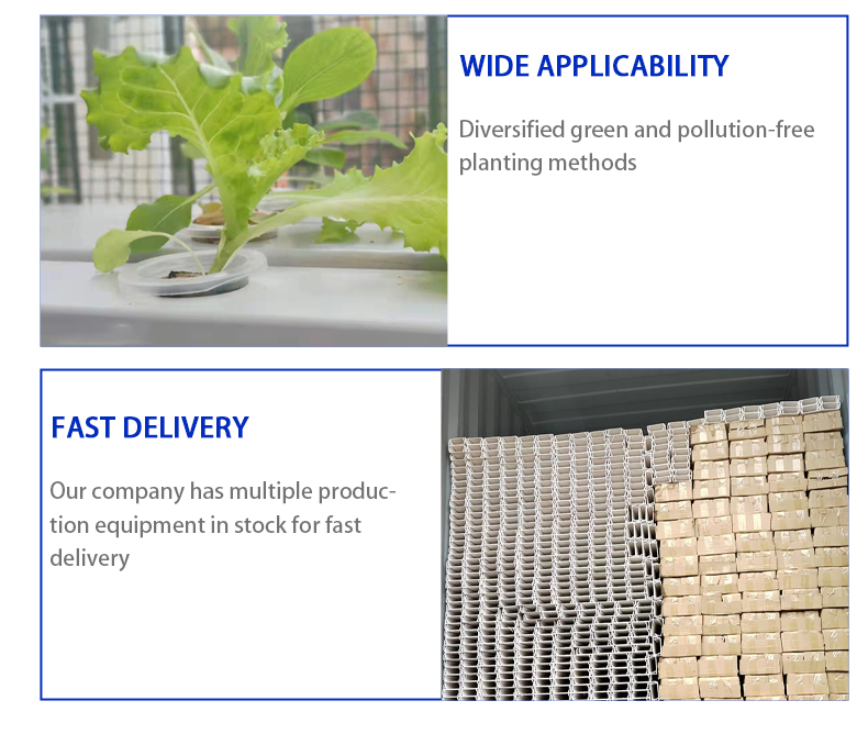 Greenhouse Food Grade Pvc Pipe Nft Channel Hydroponic Growing System Nft Pipes Hydroponics Factory Wholesale Factory