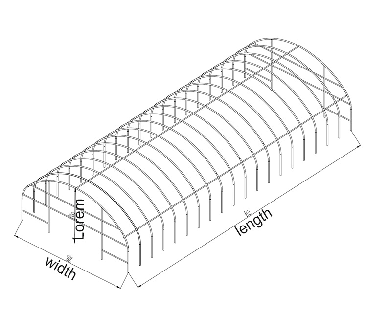 Greenhouse Arches Film Single Span Tunnel Greenhouse With Low Price With Sunshade net  Agricultural Green Houses Factory Wholesale Custom Solutions