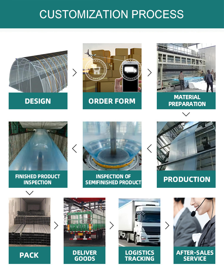 low cost Single-span Polytunnel Greenhouse single span tunnel vegetable greenhouse green house used for sale Custom Factory Production Trade