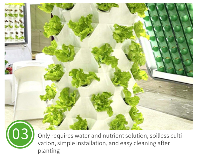Commercial Hydroponic Tower System Pineapple Automatic Watering Growing Systems Carton Packing Customized White Provided GN 19 Export Factory Supplier