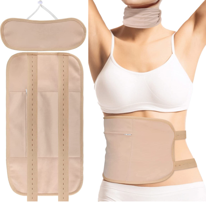 2Pcs Castor Oil Pack Wrap Reusable Castor Oil Packs for Liver Detox Waist and Neck Wrap for Thyroid Manufacturing Solutions Chain