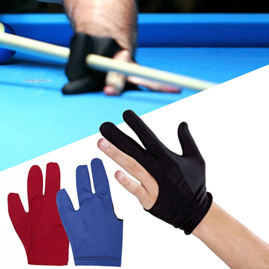 Absorbent Billiard Gloves Billiard Cue Glove Sport Pool Accessory Three Fingers Left Right Hand Billiard Cue Glove China Wholesale Factory Outlet