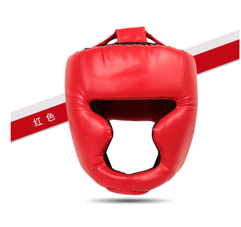 Adjustable Adult Children PU Boxing Safety Equipment Head Guard Helmet Supplier Wholesale