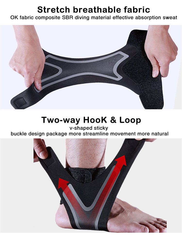 Adjustable Ankle Brace Ankle Support Brace For for Basketball baseball football sports High-Volume Manufacturing