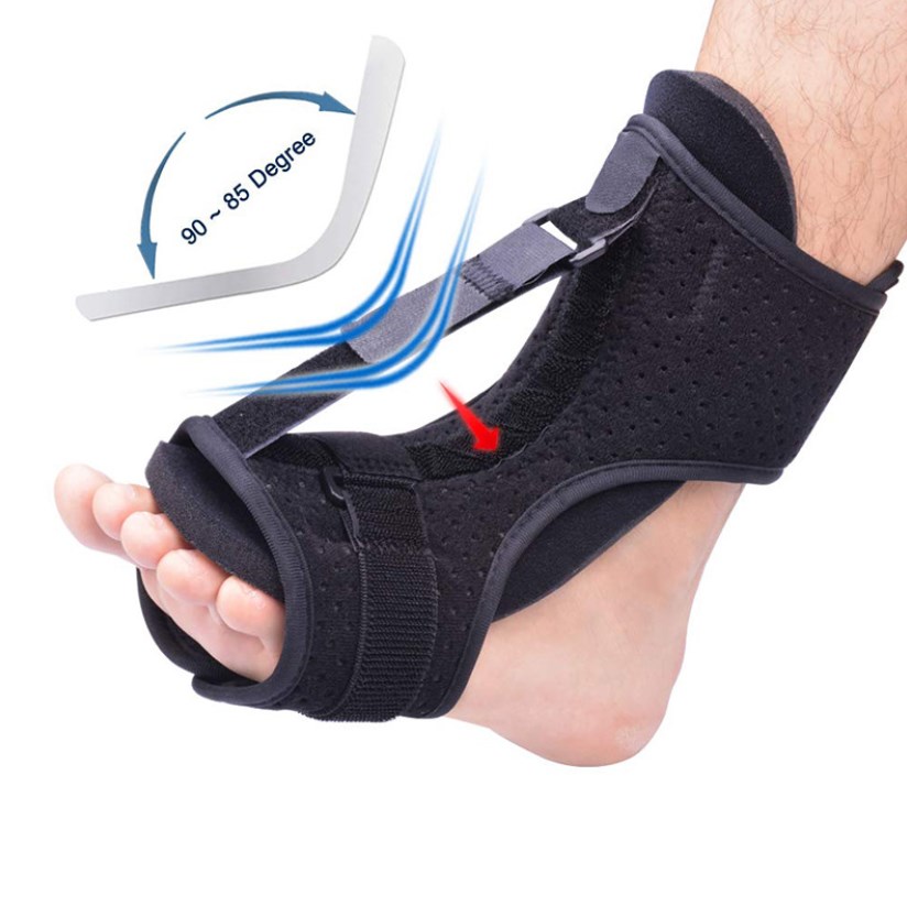 Adjustable Ankle Brace Foot Splint Drop Orthotic Brace Night Splint Foot Health Care For Plantar Fasciitis Achilles Tendoniti Supplier Wholesale Production