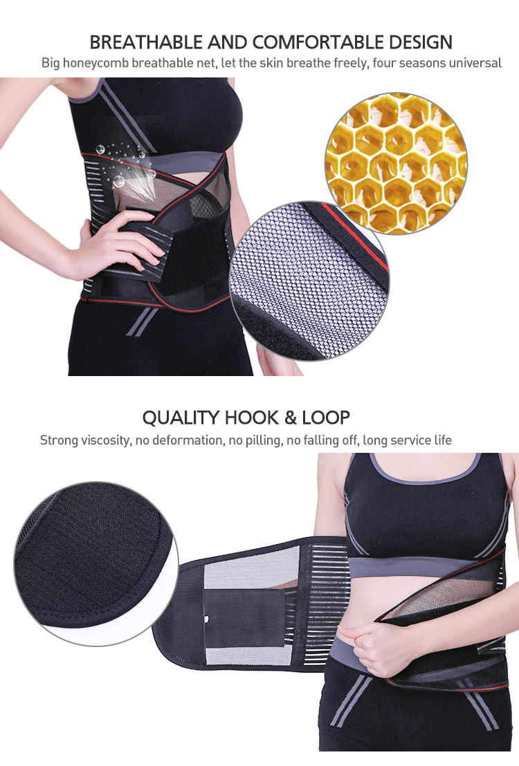 Adjustable Back Support Belt Men Back Brace Belt Lumbar Ortopedic Protection Spine Support Belt Waist Trainer China Supplier