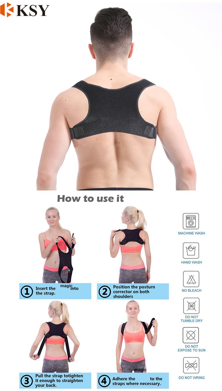 Adjustable Back Support Belt Shoulder Bandage Corset Back Orthopedic Posture Corrector Correction Back Pain Relief Manufacturing Solutions Production