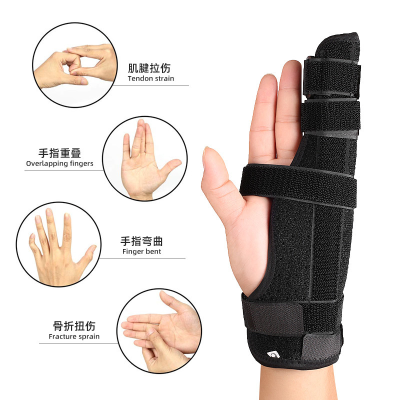 Adjustable Compression Finger Holder Protector Brace Sports Wrist Thumbs Hands Arthritis Splint Support Protective Guard Discount Factory