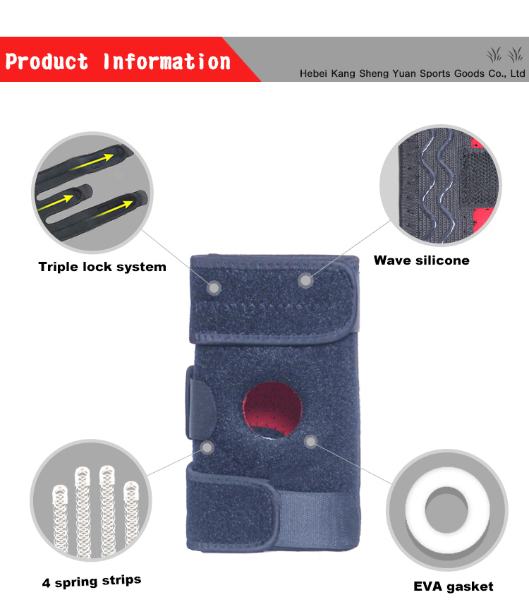 Adjustable Compression Knee Support Brace Strap Knee Pad Support for Basketball and Volleyball Industrial Exporter Operations