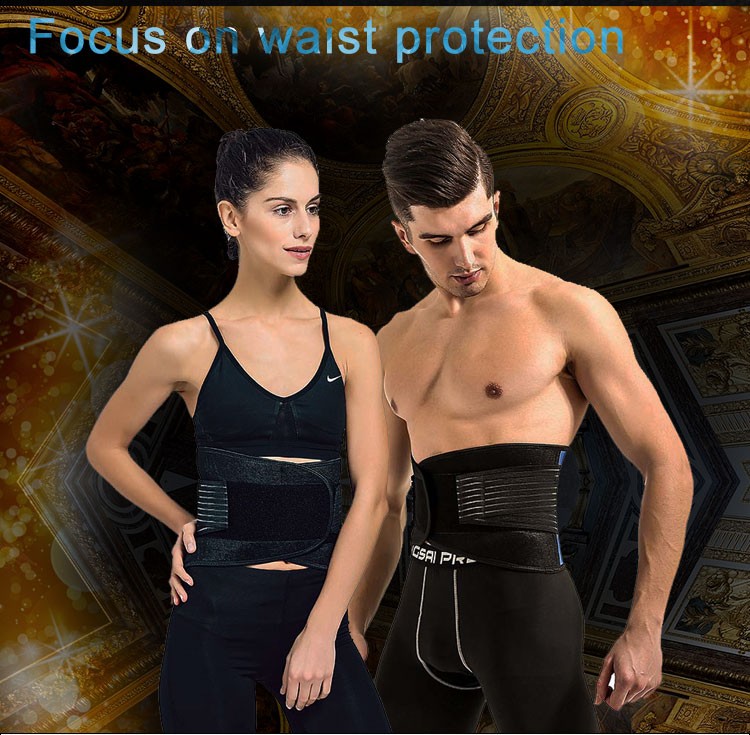 Adjustable Elstiac Waist Support Belt Neoprene Faja Lumbar Back Sweat Belt Fitness Belt Waist Trainer Production Facility Export