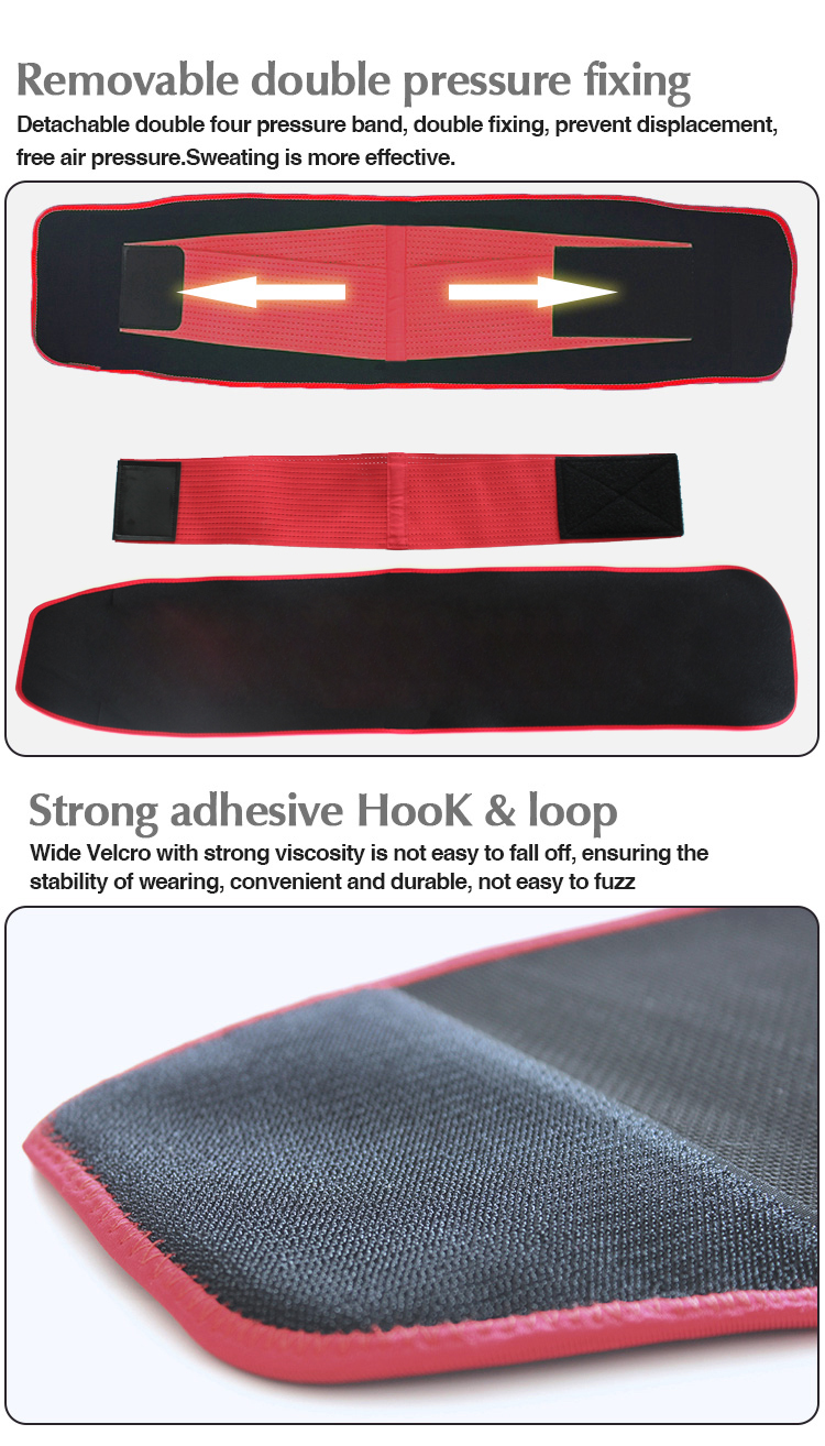 Adjustable Fitness Sports Waist Support Pressure Protector Waist Trainer Belt Neoprene Slimming Tummy Wrap Sweat Waist Trainer Bulk Manufacturing Processing