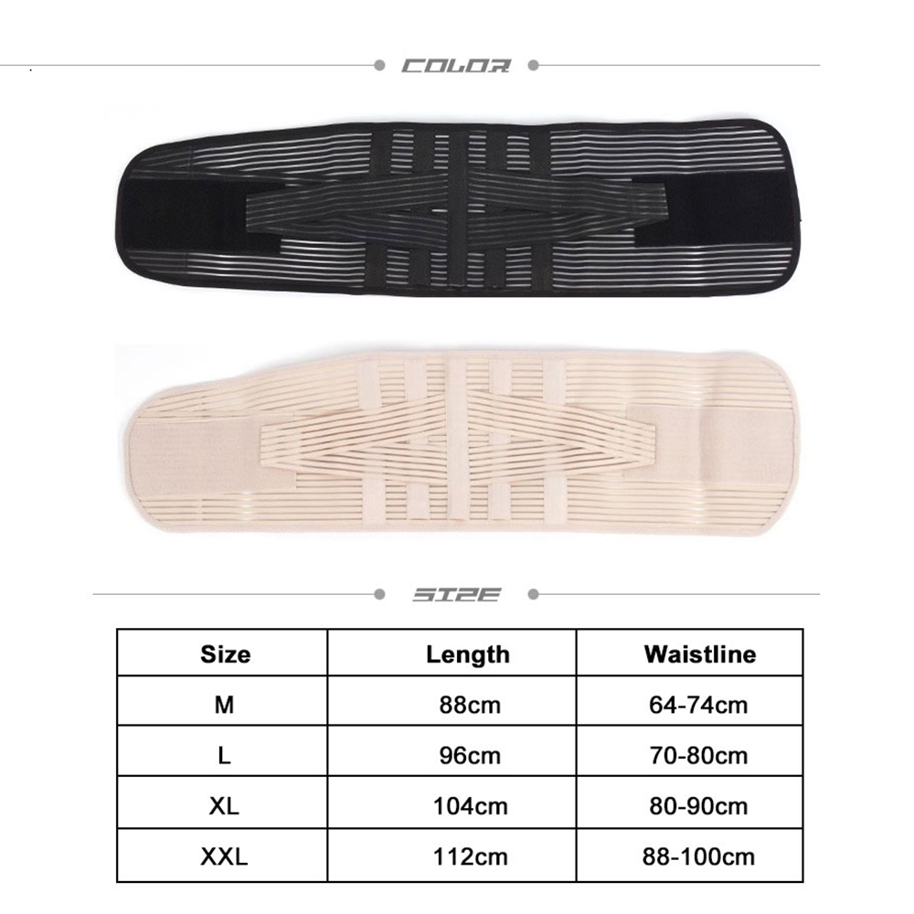 Adjustable Lumbar Pad Lower Back Brace Lumbar Spine Support Belt Waist Back Pain Relief Low-Cost Manufacturing