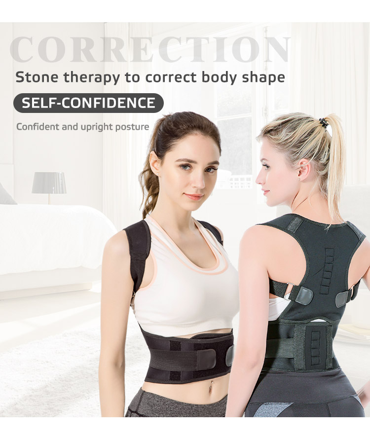 Adjustable Magnet Posture Corrector Back Corset Belt Straightener Shoulder Corrector Posture Braces Wholesale Manufacturer