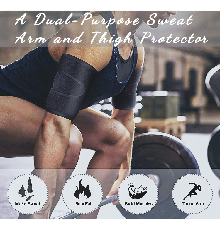 Adjustable Men and Women Neoprene Sweat Sauna Arm Slimming Arm Trimmers Wraps Arm Slimmer Shaper China Exporter Custom Solutions