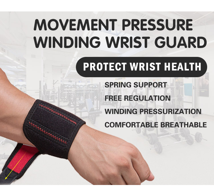 Adjustable Neoprene Wrist Straps for Fitness Weight Lifting Tendonitis China Factory Supply