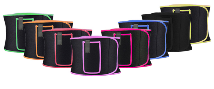 Adjustable Neoprene waist trimmer back support belt women sports fitness workout sauna sweat bands for slimming Wholesale Factory