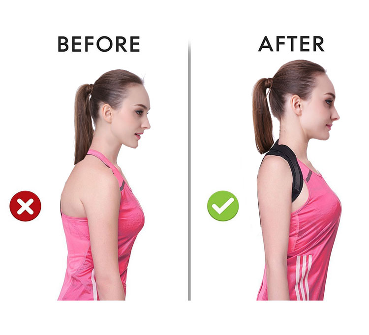 Adjustable Posture Corrector Shoulder Elastic Straight Back Belt for Men and Women Low-Cost Manufacturing Efficiency