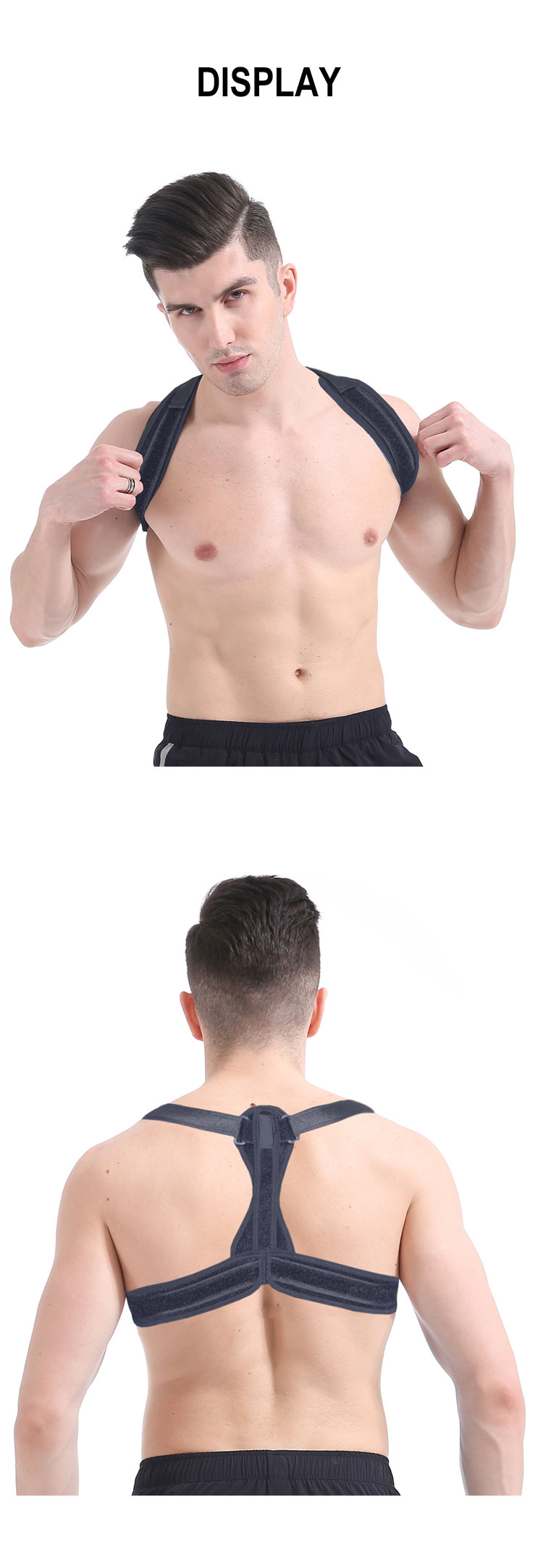 Adjustable Posture Corrector Shoulder Elastic Straight Back Belt for Men and Women Low-Cost Manufacturing Efficiency
