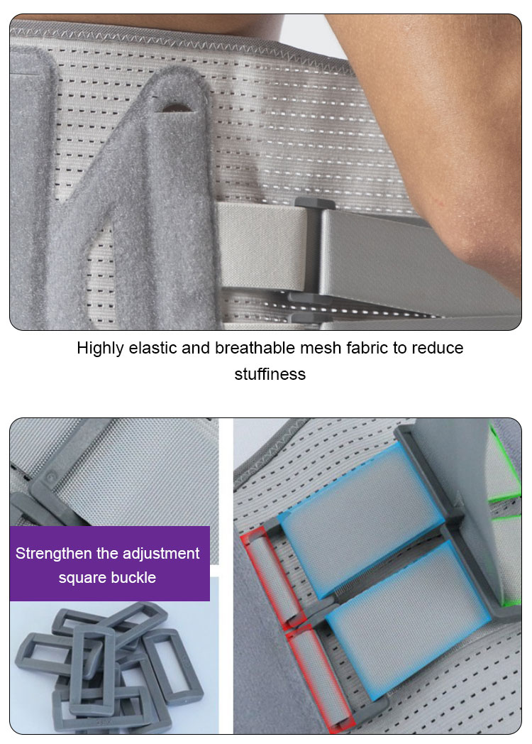 Adjustable Self Heating Magnetic Therapy Massage Band Health Care Back Waist Support Belt Lumbar Brace Factory Direct Sales