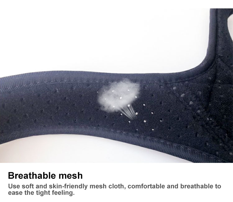 Adjustable Shoulder Breathable Spine Support Comfortable Upper Back Brace Posture Corrector for Men and Women Overseas Manufacturing