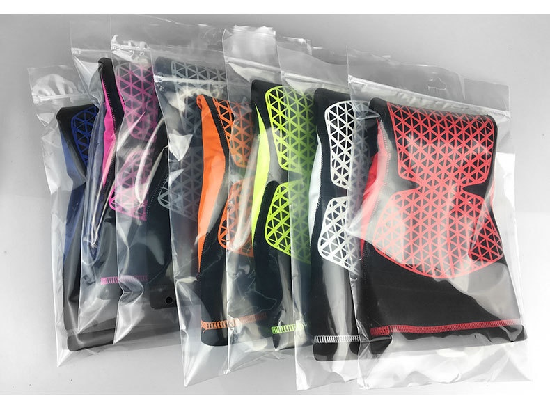 Adjustable Silicone Knee Brace Sports Bind Knee Sleeve Nylon Knee Support Direct Trade Wholesale