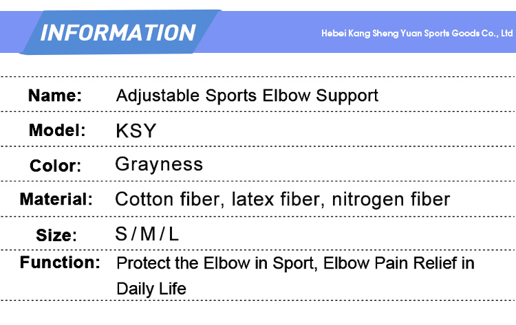 Adjustable Sports Elbow Support High Elastic Elbow Joint Protector foe Sports and Daily Life Wholesale Supplier