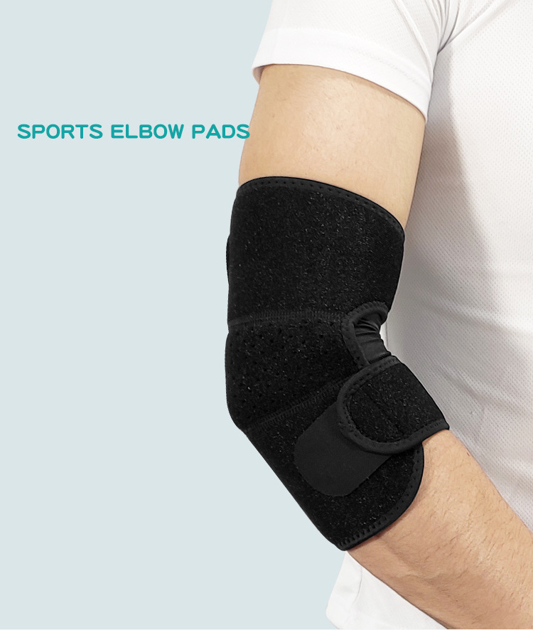 Adjustable Sports Fitness Gym Weighlifting Elbow Protector Brace Pad Elbow Support Wrap Strap Contract-Based Manufacturing