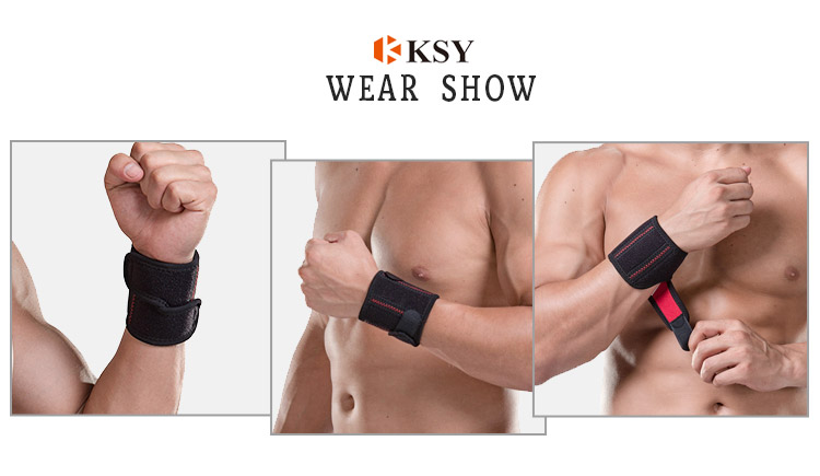 Adjustable Sports Wristbands Wrist Support Bracers For Gym Sport Basketball Protector Breathable Wrist Support Sweat Bands Wholesale Bulk Supply