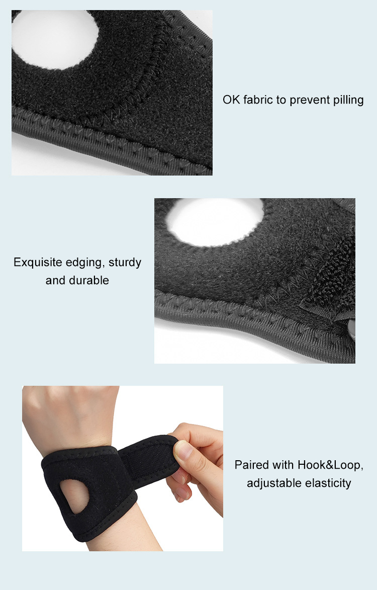 Adjustable Wrist Brace Guard TFCC Carpal Tunnel Wrist Wraps silicone shock-absorbing strap Sports Wrist Band Manufacturing & Supply Trade