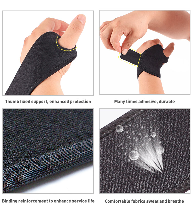 Adjustable Wrist Support Strap Brace Unisex for Pain Relief for Women and Men Made in China Factory Manufacturer