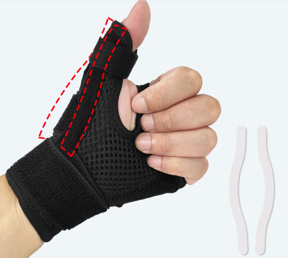 Adjustable comfortable reversible spica support left right hand splint protector thumb wrist brace China Bulk Supplier