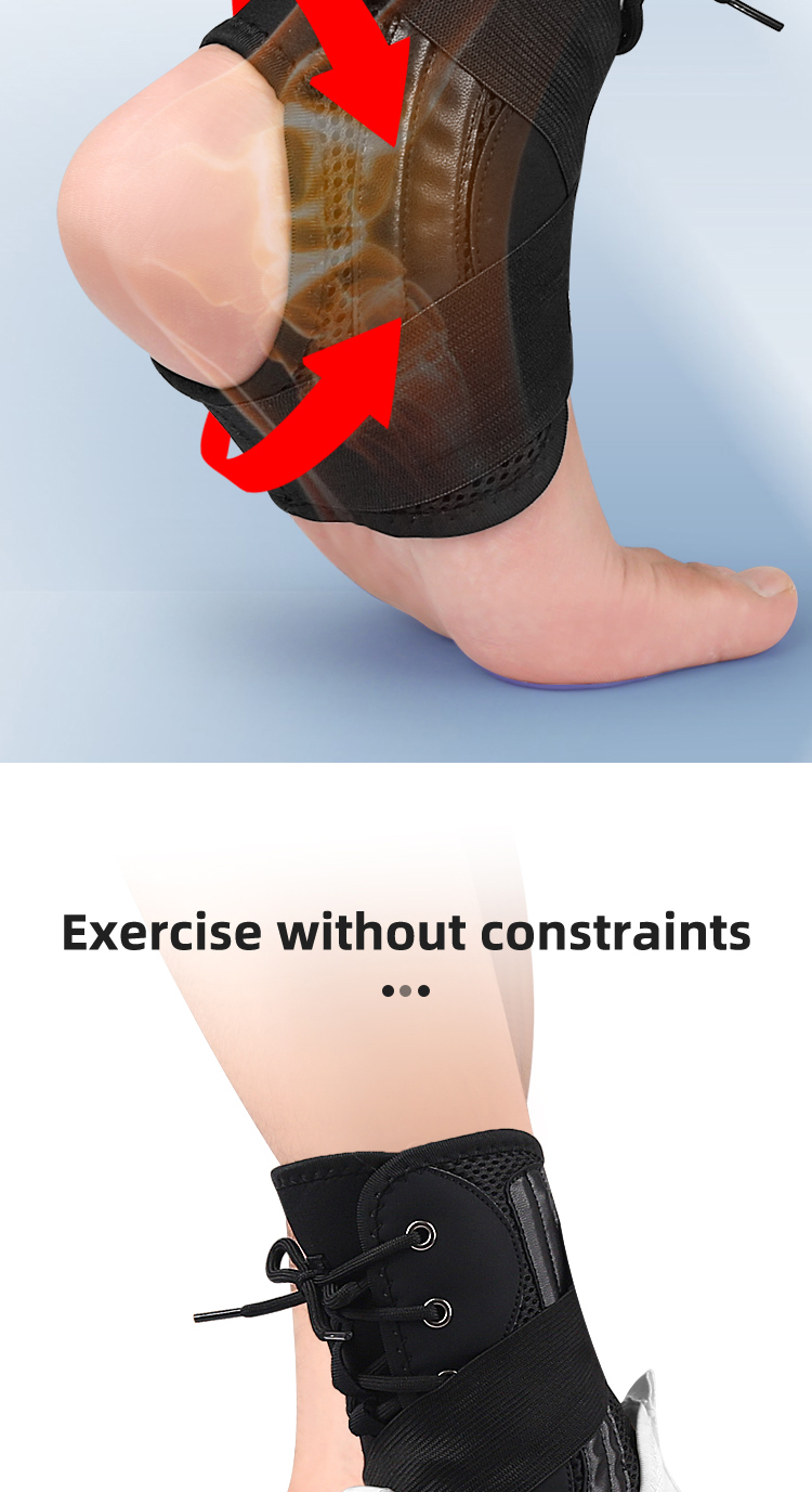 Adjustable compression brace ankle support Ankle Wrap Ankle Brace Support for Injury Recovery Sprain China Exporter Custom Solutions