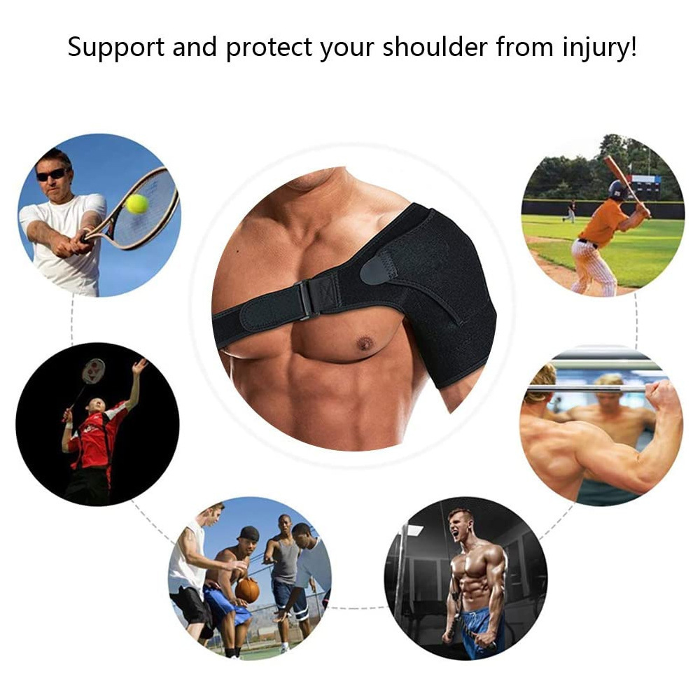 Adjustable sports shoulder pads Fitness strain protection pressure protection left and right shoulder pads Product Manufacturing Excellence
