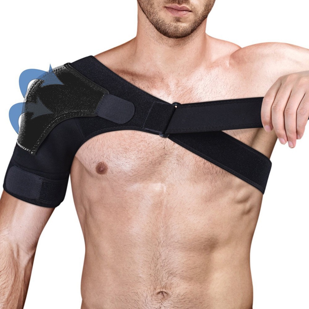 Adjustable sports shoulder pads Fitness strain protection pressure protection left and right shoulder pads Product Manufacturing Excellence