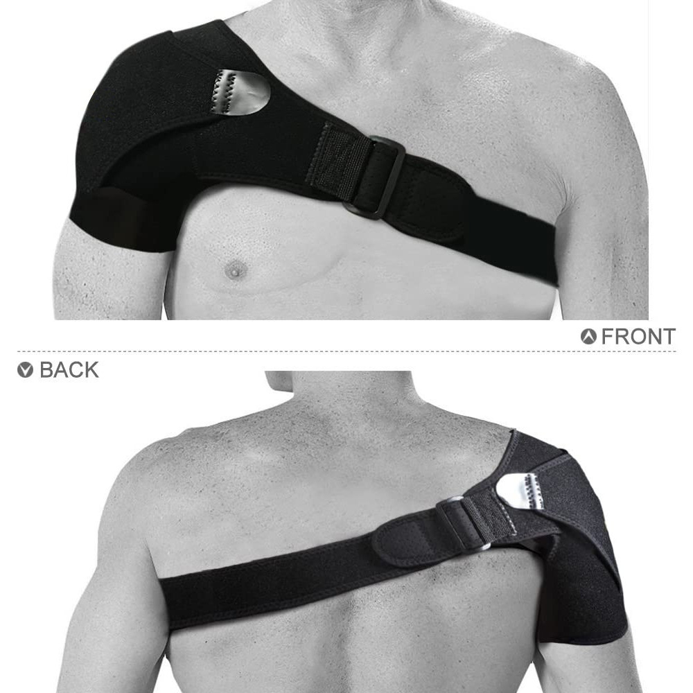Adjustable sports shoulder pads Fitness strain protection pressure protection left and right shoulder pads Product Manufacturing Excellence