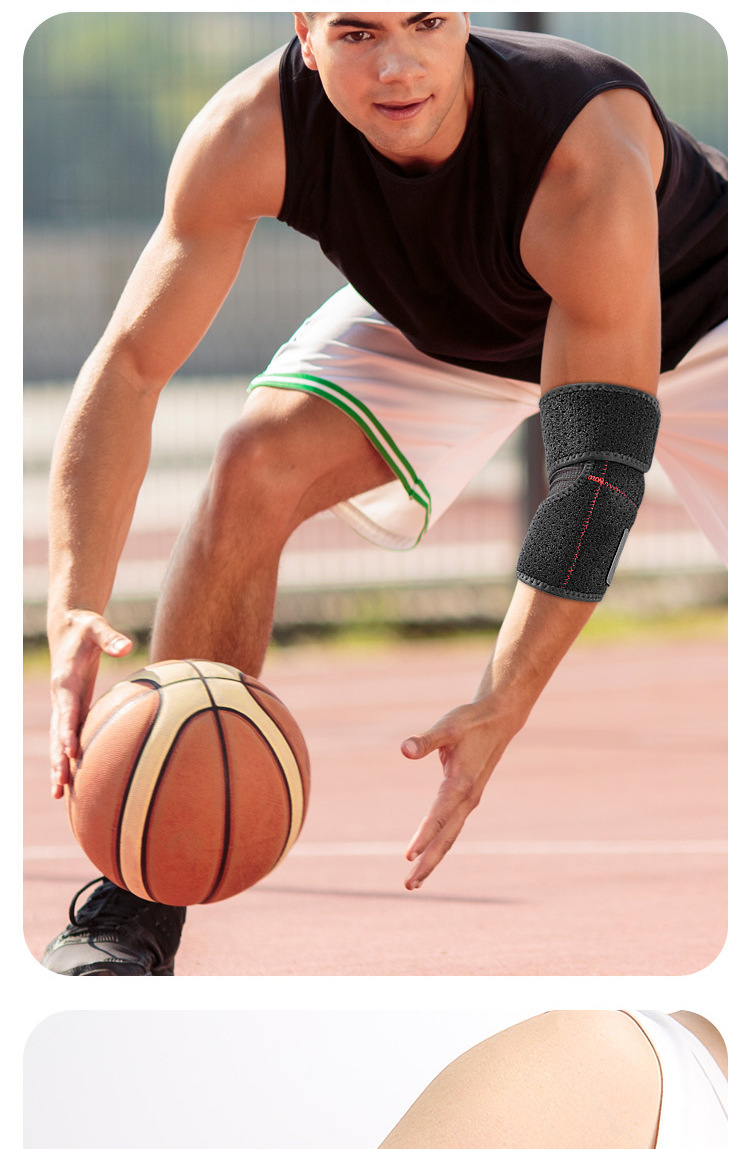 Adjustable stretch wrap fitness support Collision guard Sports pressure elbow guard Global Wholesale Market Operations