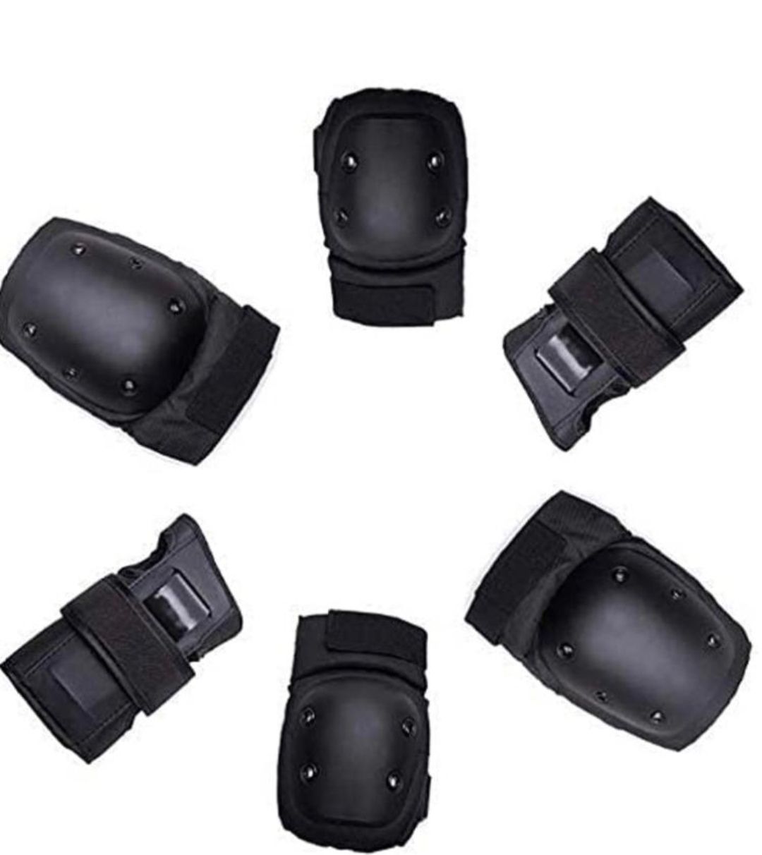 Adult Skating Protective Gear Sets Knee Elbow Pads Cycling Ice Skating Roller Wrist Knee Protector 6pcs/set Rapid Production Solutions Processing