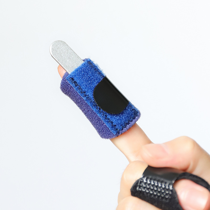 Aluminum strip fixed finger cover for adults and children Removable Velcro sports cover ODM Manufacturing