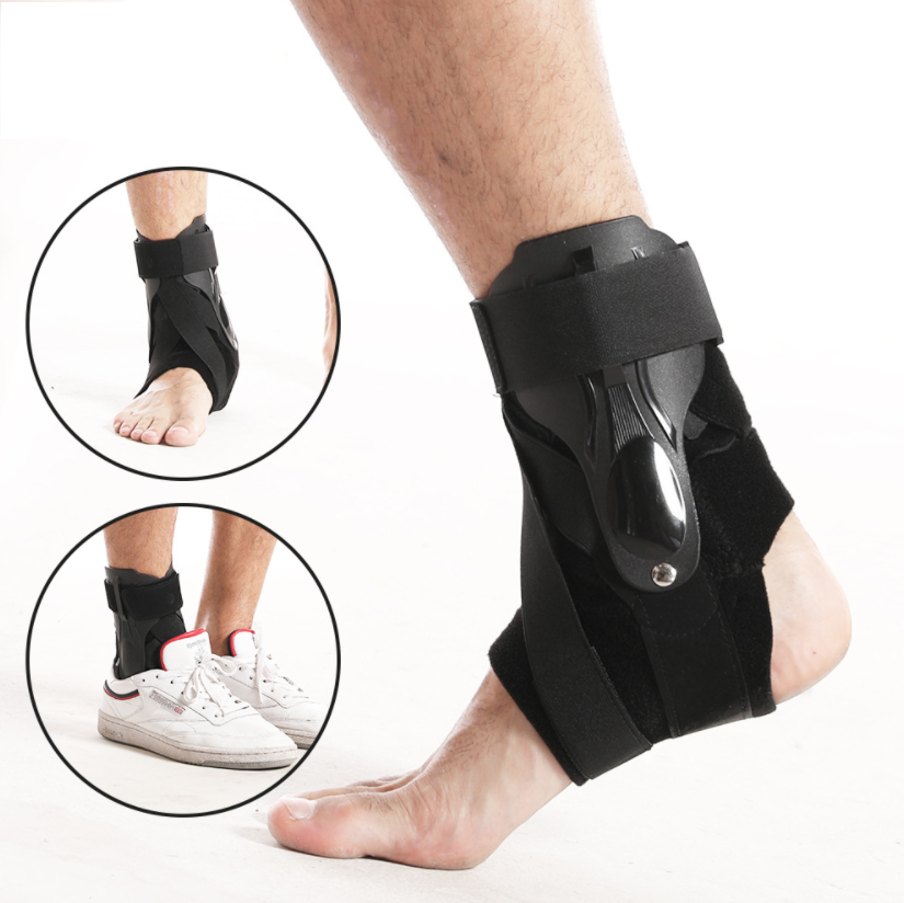 Ankle Support Strap Brace Bandage Foot Guard Protector Adjustable Ankle Sprain Orthosis Stabilizer Plantar Fasciitis Wrap Export Factory Supplier