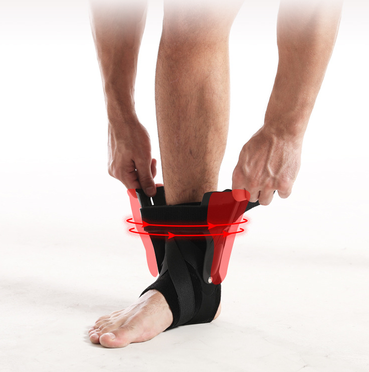 Ankle Support Strap Brace Bandage Foot Guard Protector Adjustable Ankle Sprain Orthosis Stabilizer Plantar Fasciitis Wrap Export Factory Supplier