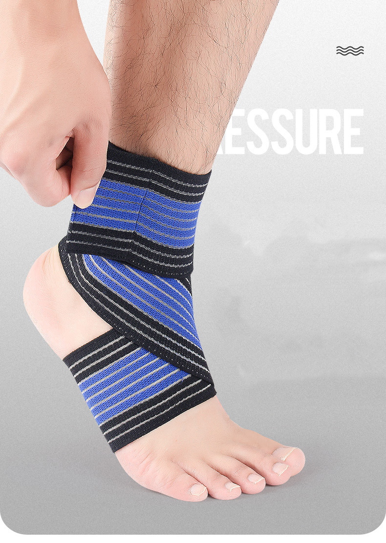 Ankle sprain protection football elastic bandage ankle protection sports ankle and wrist protection for men and women China Factory Direct