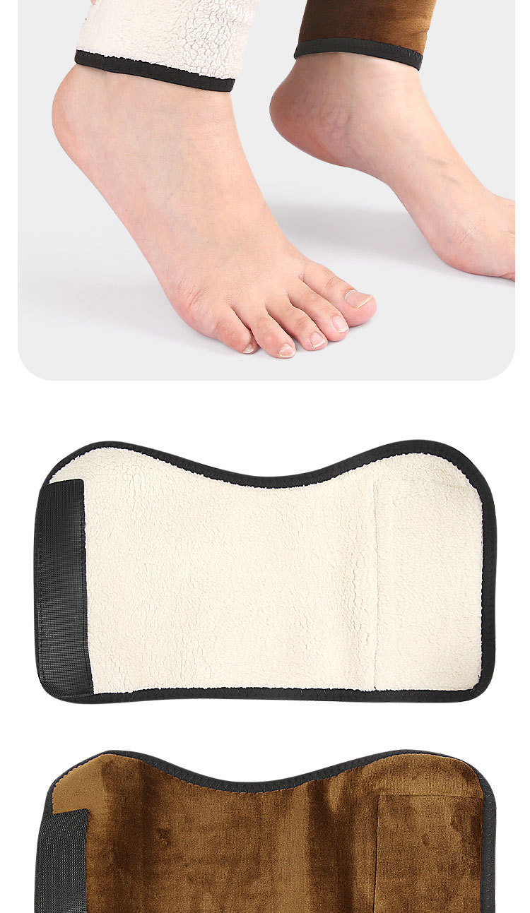 Autumn and winter cycling ankle protection and fleece protection cycling warm foot cover Supplier Wholesale