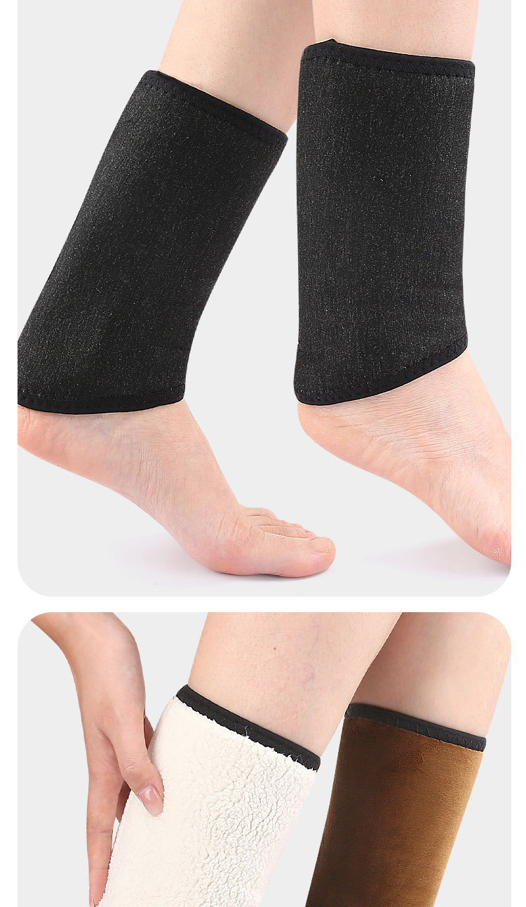 Autumn and winter cycling ankle protection and fleece protection cycling warm foot cover Supplier Wholesale