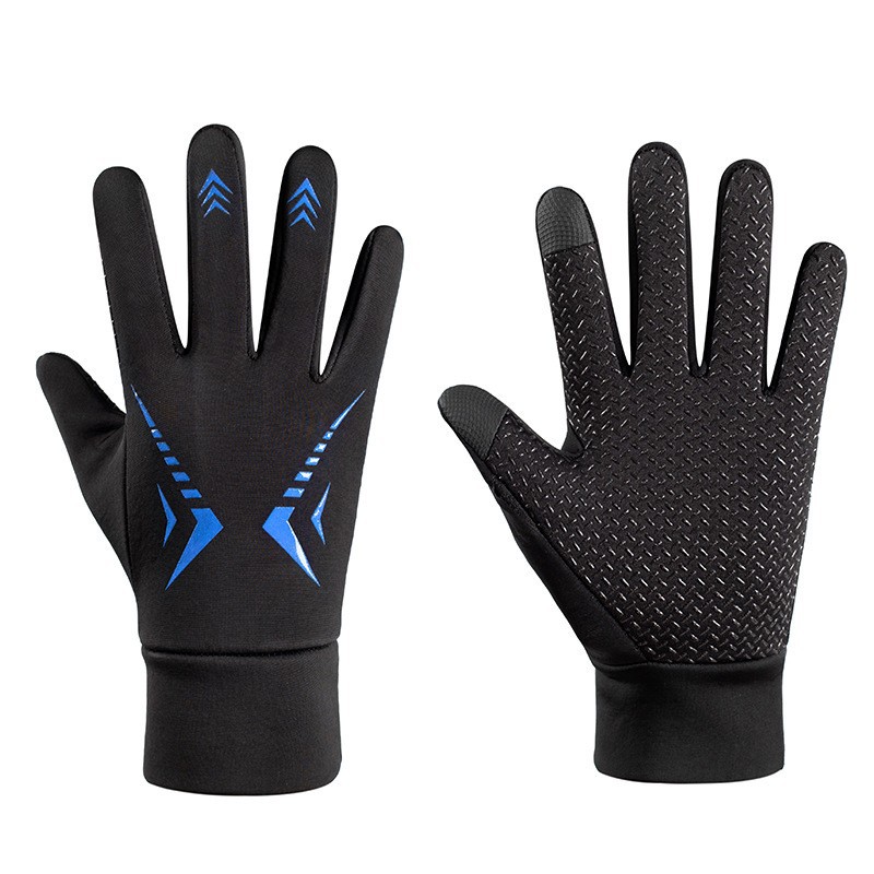Autumn and winter wool warm windproof waterproof anti-slip touch screen sports running driving riding warm gloves Discounted Bulk Pricing