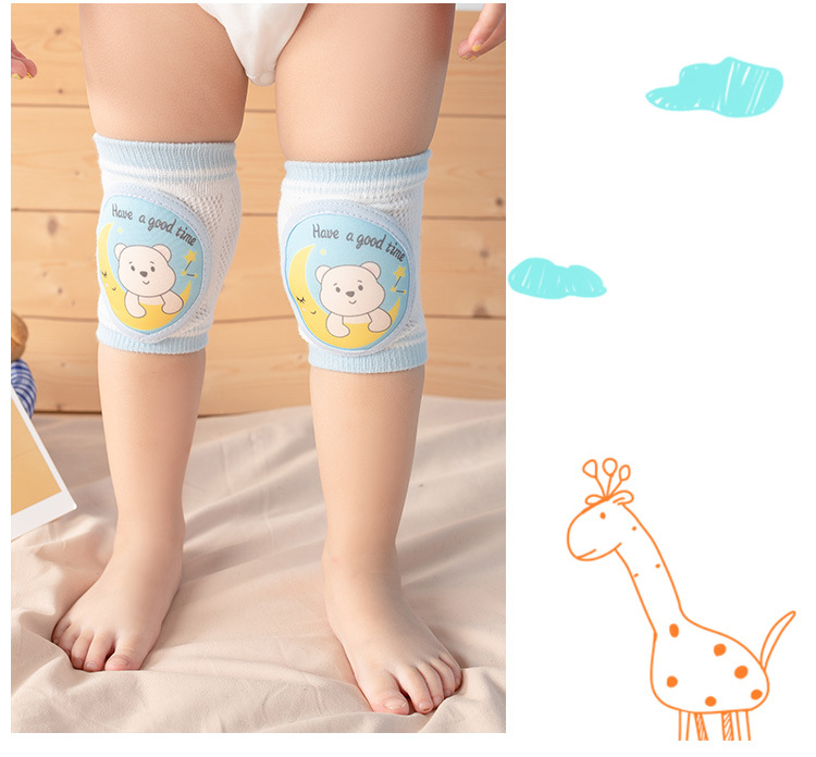 Baby Knee Pads Infant Toddler Breathable Cotton Kneepads Protector Cute Animals Kids EVA Knee Pad Baby Knee Pads Mass Wholesale Innovation