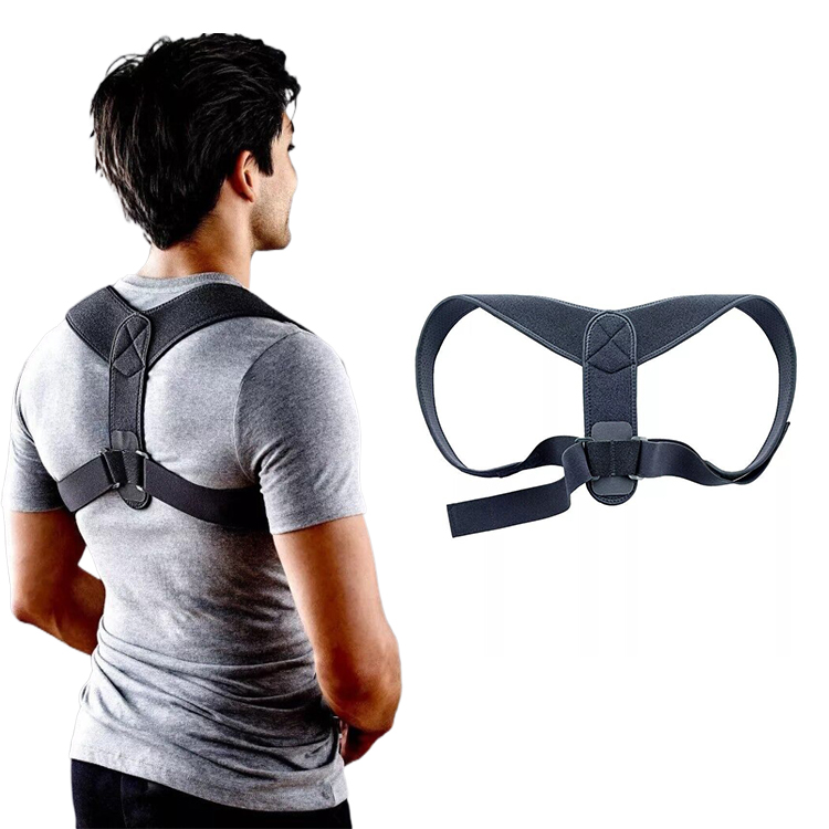 Back Brace Support Belt Straightener Back Posture Support Strap Shoulder Corrector Adjustable Factory Authorized Wholesale