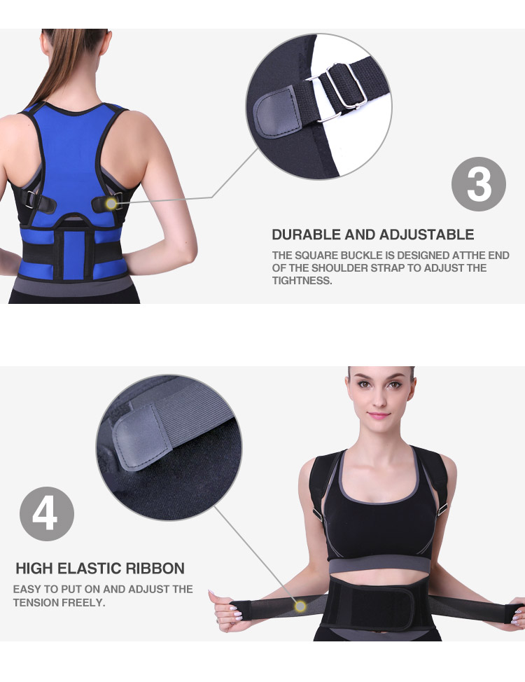 Back Brace posture belt for Back Neck Shoulder Upper Back Pain Relief Perfect Product for Cervical Spine posture corrector Product Manufacturing Excellence