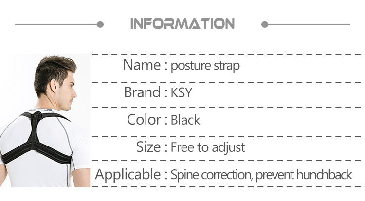 Back Posture Belt Unisex Improve Spine Clavicle Brace Posture Vest Back Posture Corrector Belt Rapid Production Solutions Manufacturer