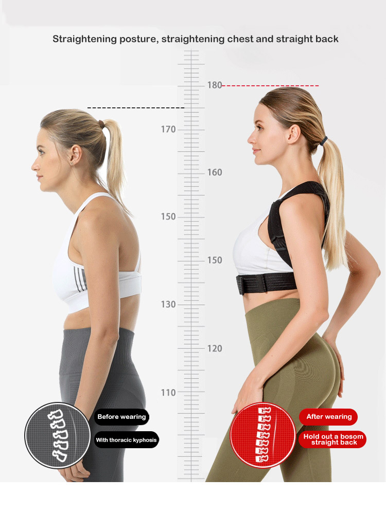 Back Straightener Posture Corrector Support Shoulder Belt For Men And Women Manufacturing & Supply