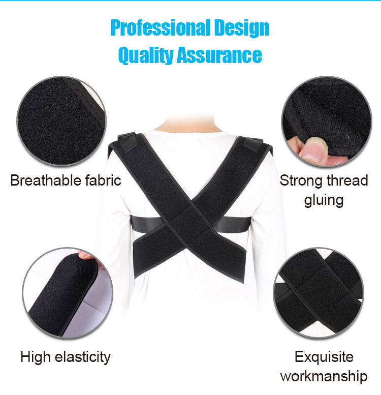 Back Waist Support Upper Back Brace Comfort Posture Corrector Clavicle Support correcteur de posture Trade Factory Direct